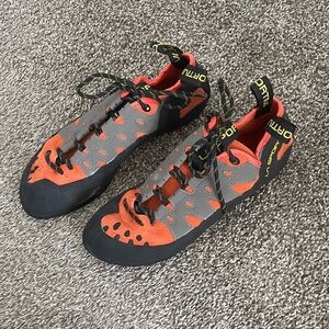 La Sportiva Climbing Shoes - Orange and Black